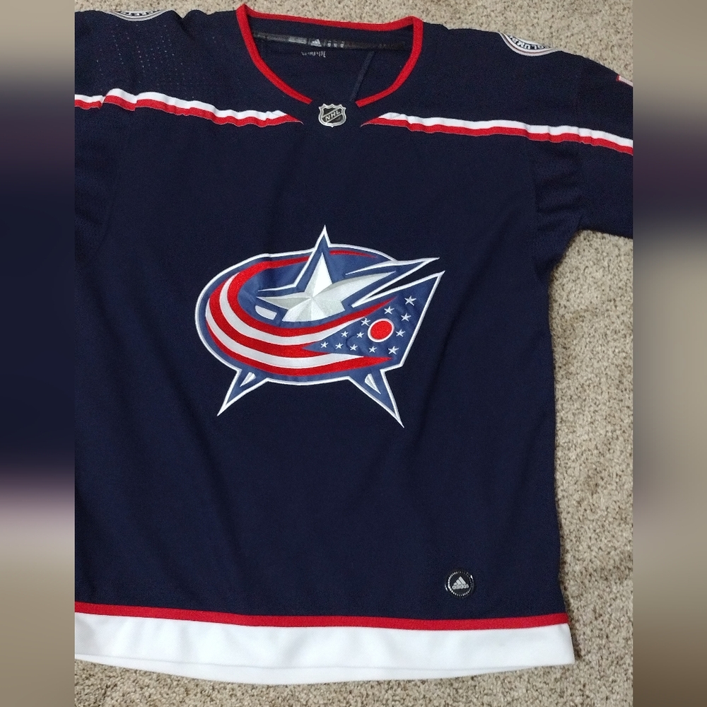 Columbus Blu Jackets Pierre-Luc Dubois Jersey Men’s  Adidas #18 NHL